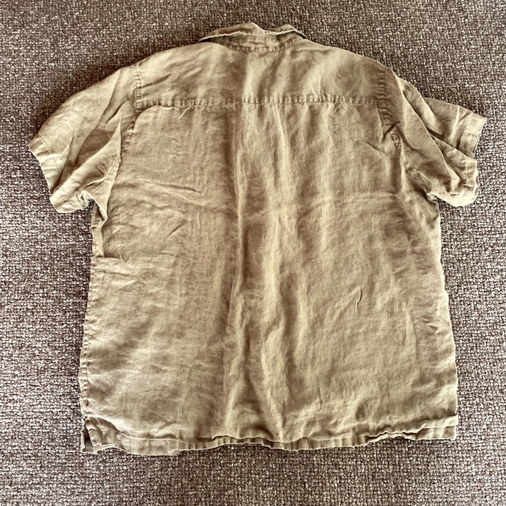 Unstructured Linen Shirt - Picture 3 of 3